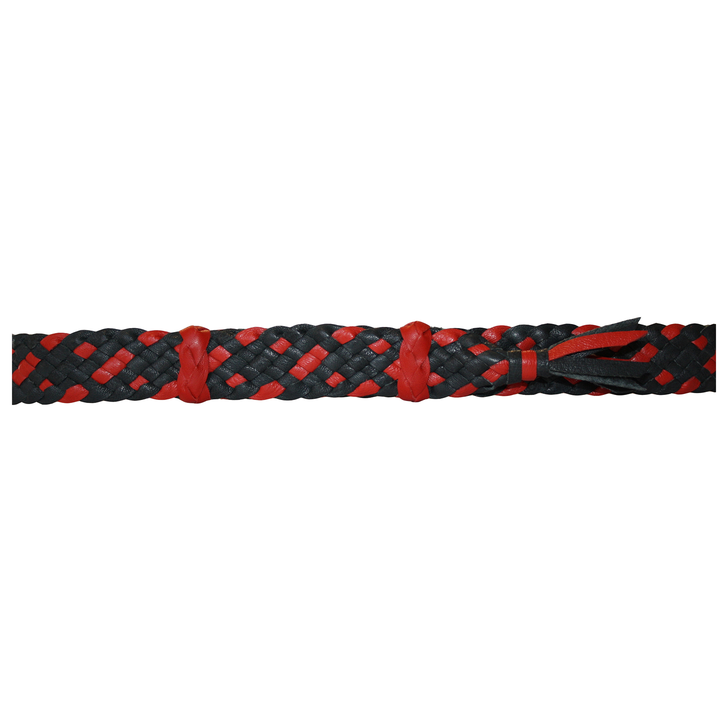 8 Strands of Genuine Australian Kangaroo Leather in Red and Black Design Hand Crafted in Brisbane, Australia Fully Adjustable sliders, One Size Fits All! Fully Utilises traditional Australian plaiting technique