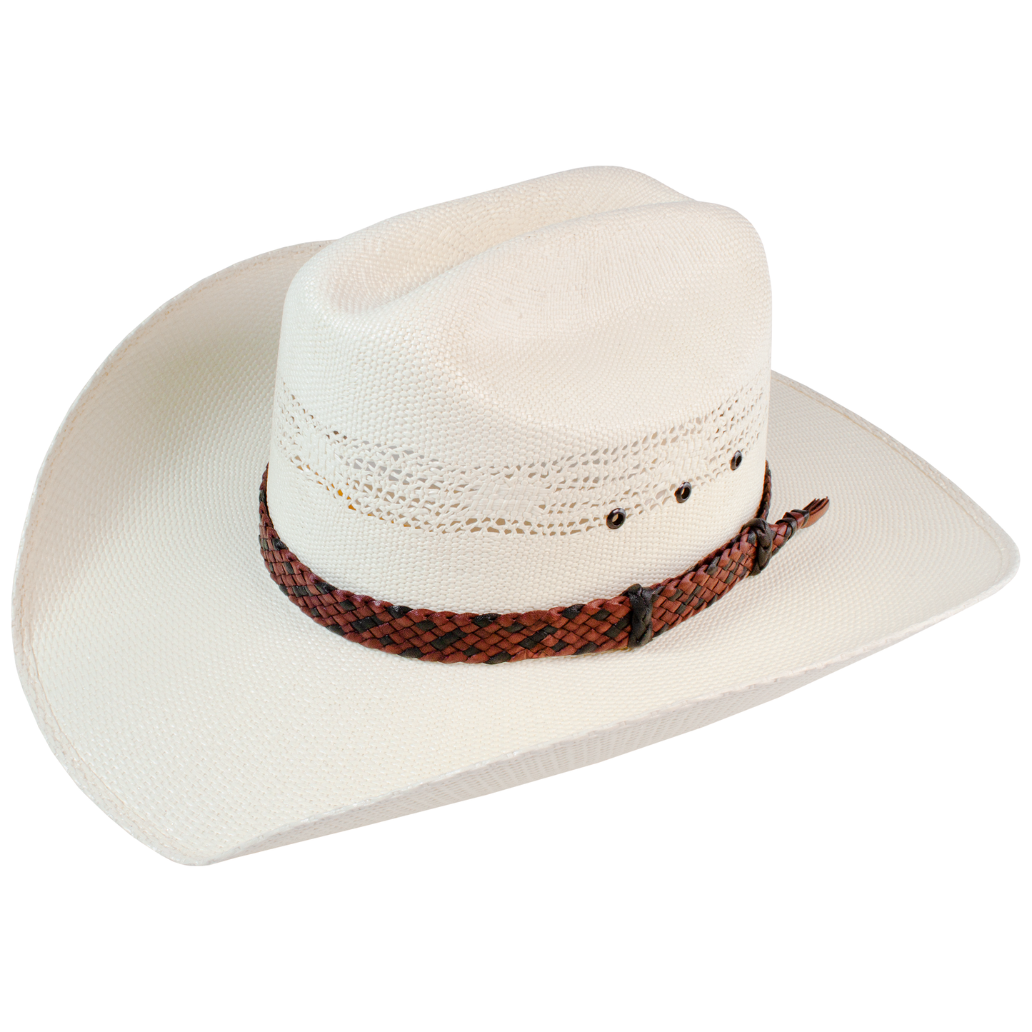 8 Strands of Genuine Australian Kangaroo Leather with a Black and Tan Pattern Hand Crafted in Brisbane, Australia Fully Adjustable sliders, One Size Fits All! Fully Utilises traditional Australian plaiting technique