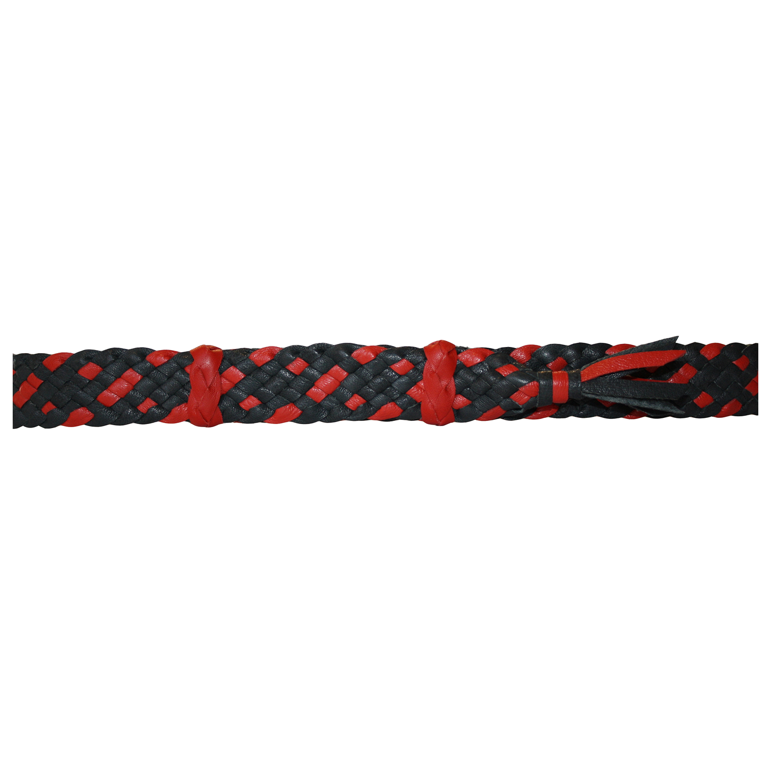 8 Strands of Genuine Australian Kangaroo Leather in Red and Black Design Hand Crafted in Brisbane, Australia Fully Adjustable sliders, One Size Fits All! Fully Utilises traditional Australian plaiting technique