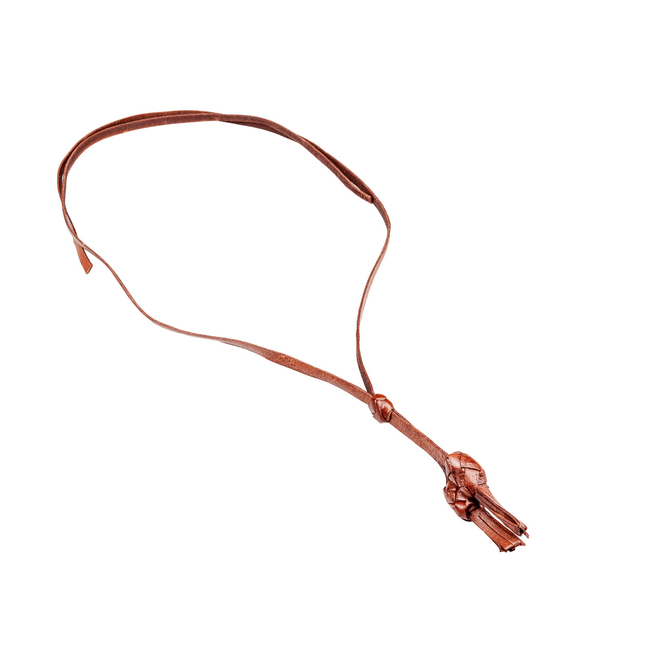 Kangaroo Leather Chin Strap - Flat