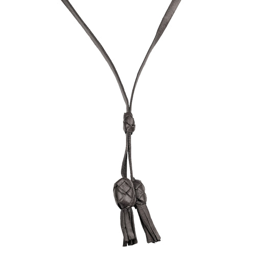 Kangaroo Leather Chin Strap - Flat