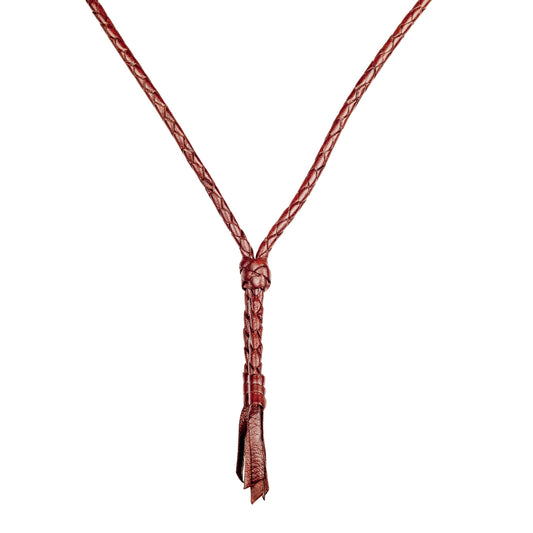 Kangaroo Leather Chin Strap - Round